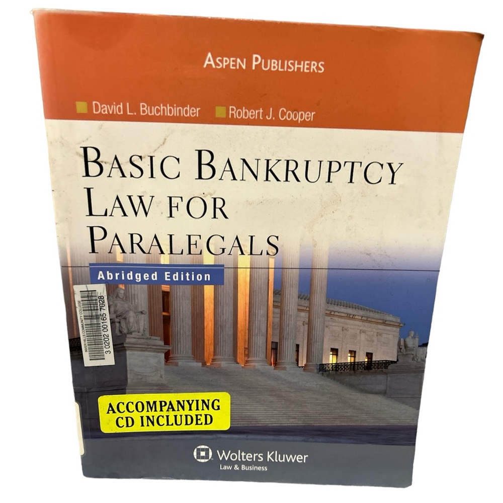 Basic bankruptcy law for paralegals textbook